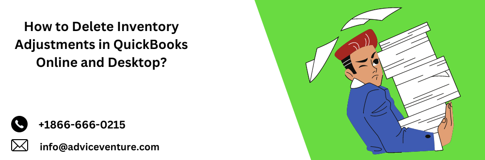 Delete Inventory Adjustments in QuickBooks