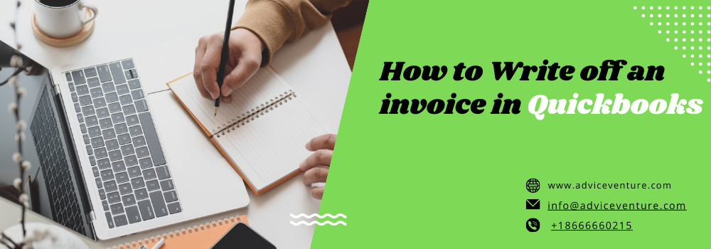 Write off an invoice in Quickbooks