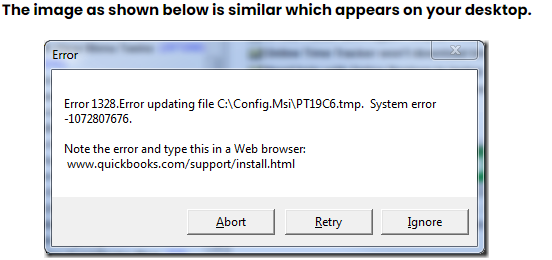Understanding QuickBooks Error Code 1328