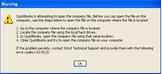 QuickBooks Error 6176