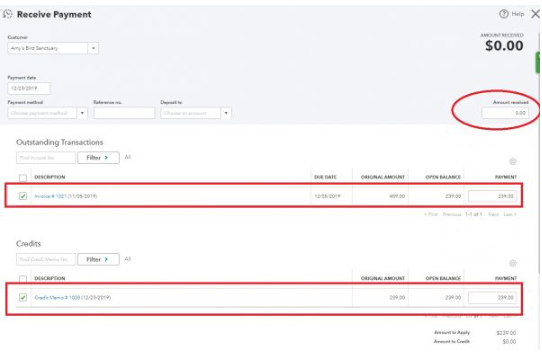 How to write off an invoice in Quickbooks