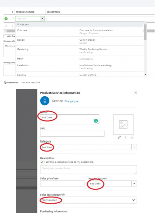 How to write off an invoice in Quickbooks