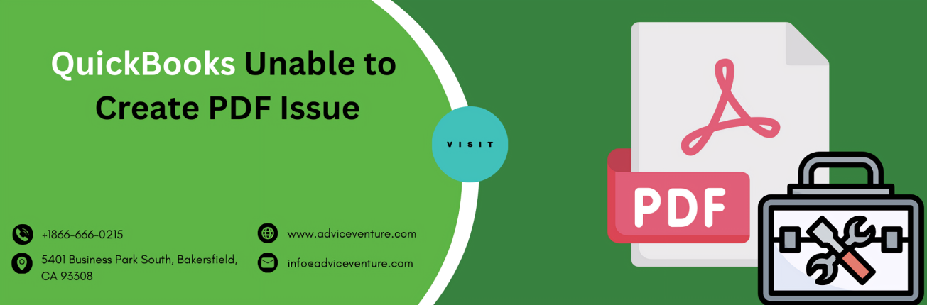 QuickBooks Unable to Create PDF Issue